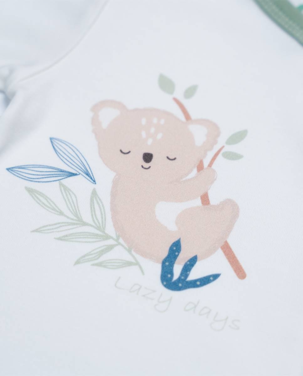 Babygrow em algodão orgânico FS Baby Verde-3