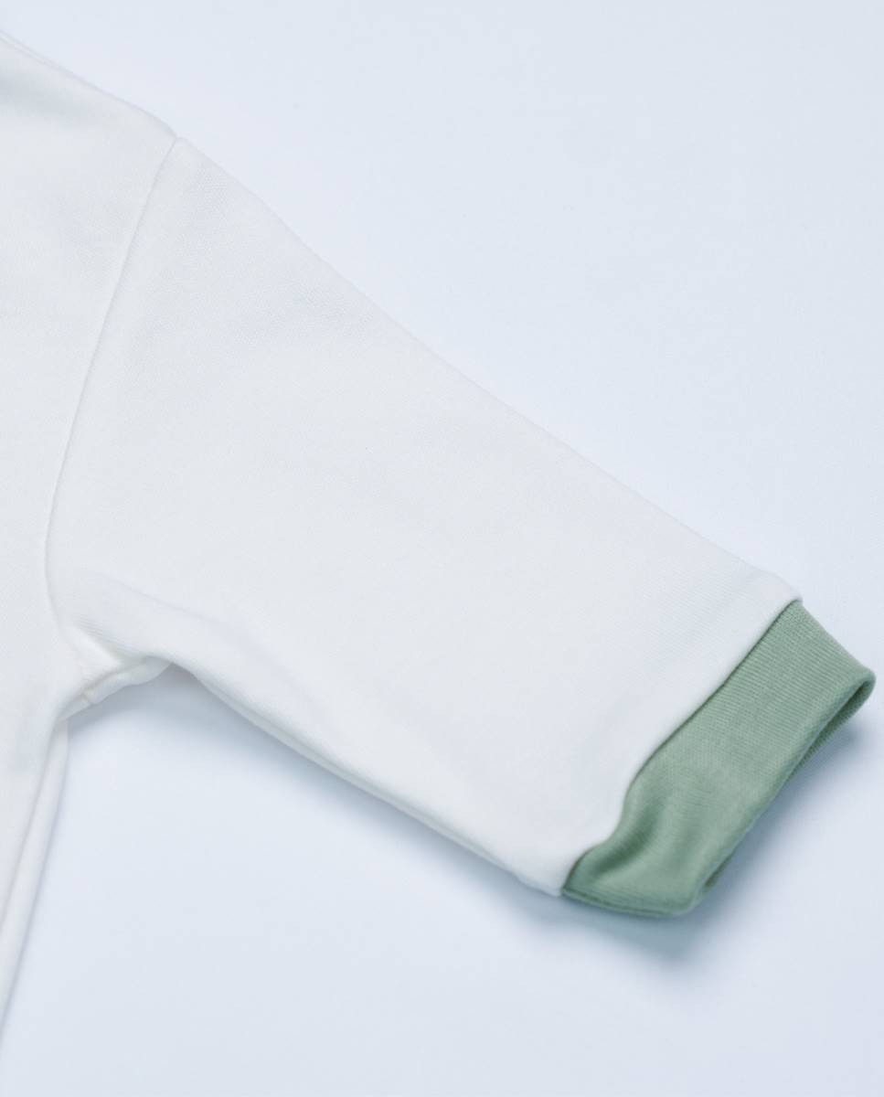 Babygrow em algodão orgânico FS Baby Verde-5