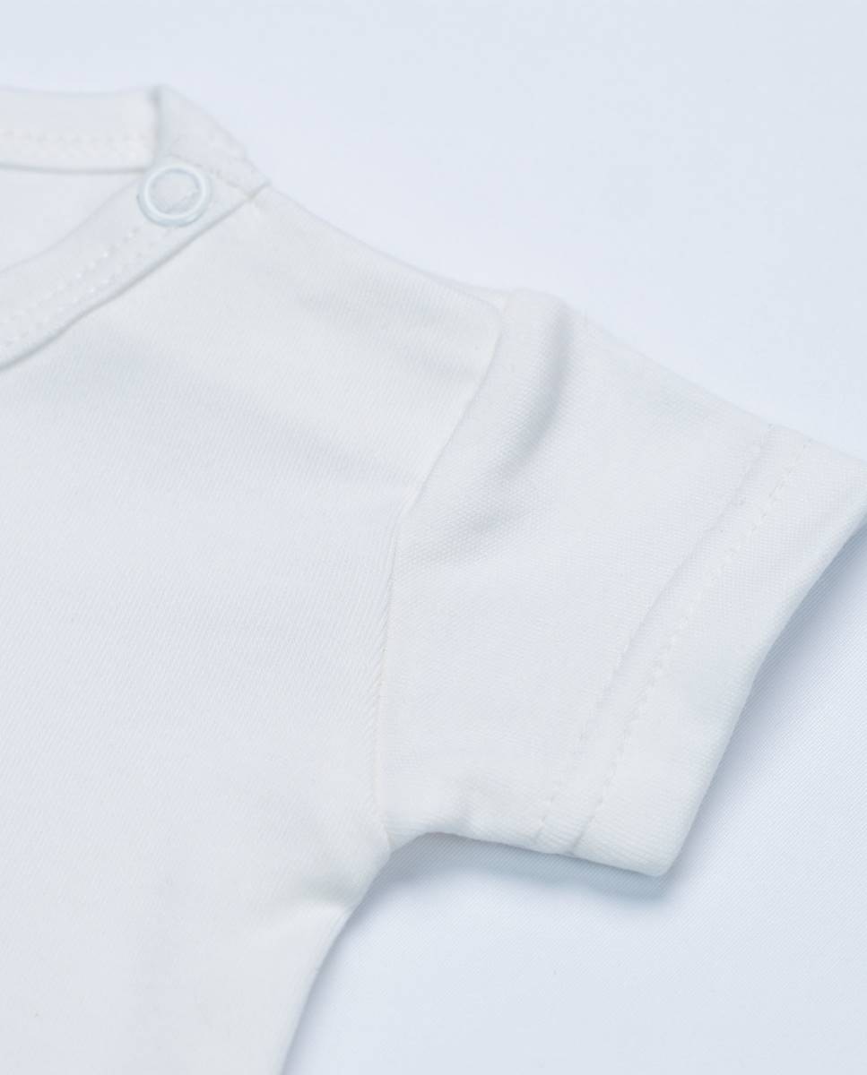 Body em algodão orgânico FS Baby Pérola-5