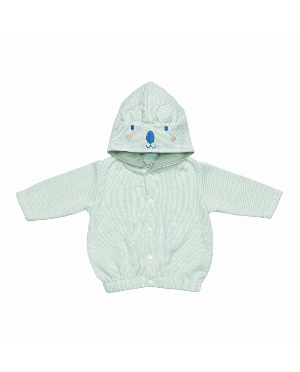 Imagem 0 de Casaco em felpa com capuz