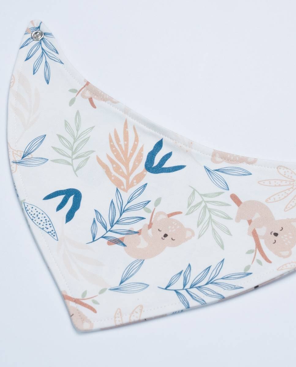 Babete lenço em algodão orgânico FS Baby Multicolor-4