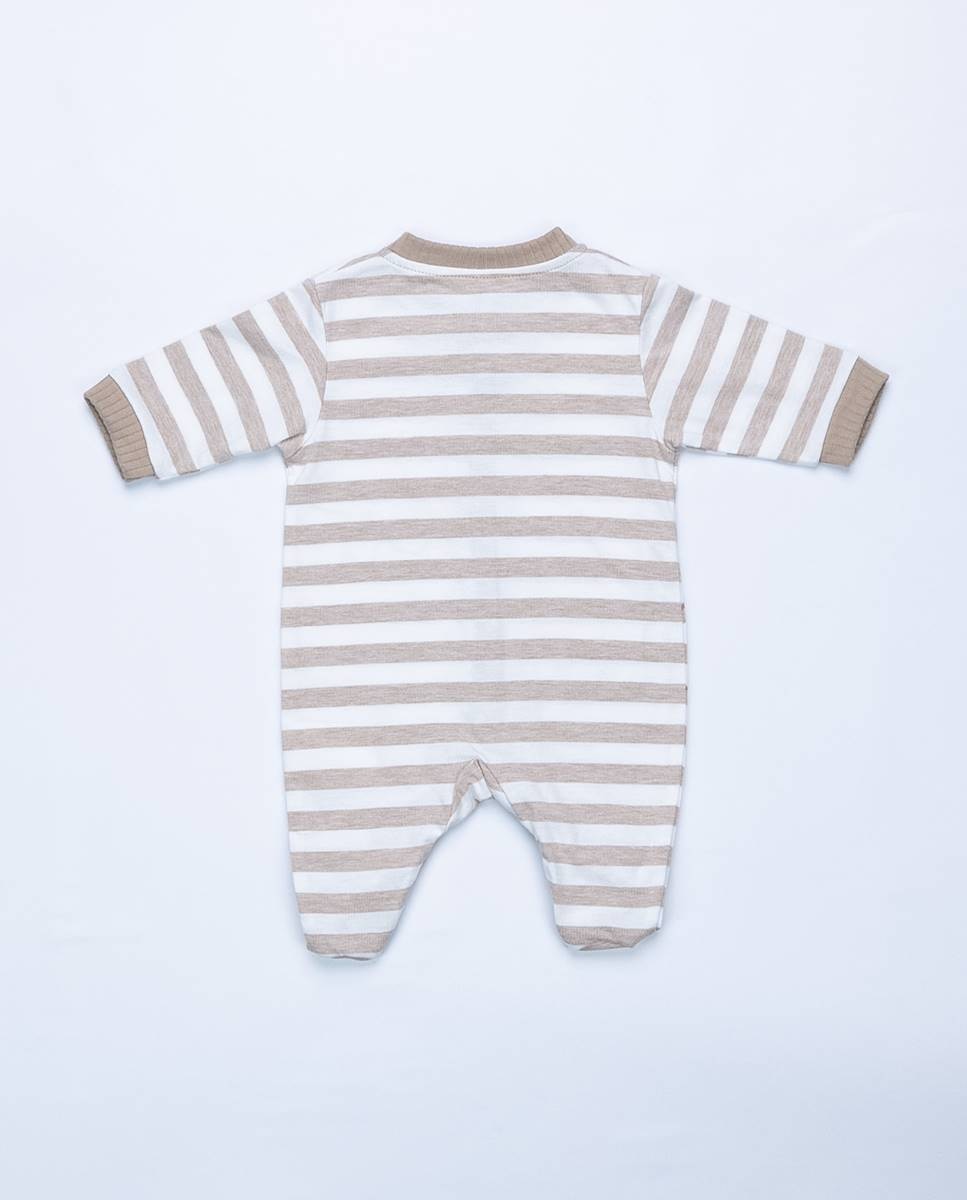 Babygrow em algodão FS Baby Taupe-6