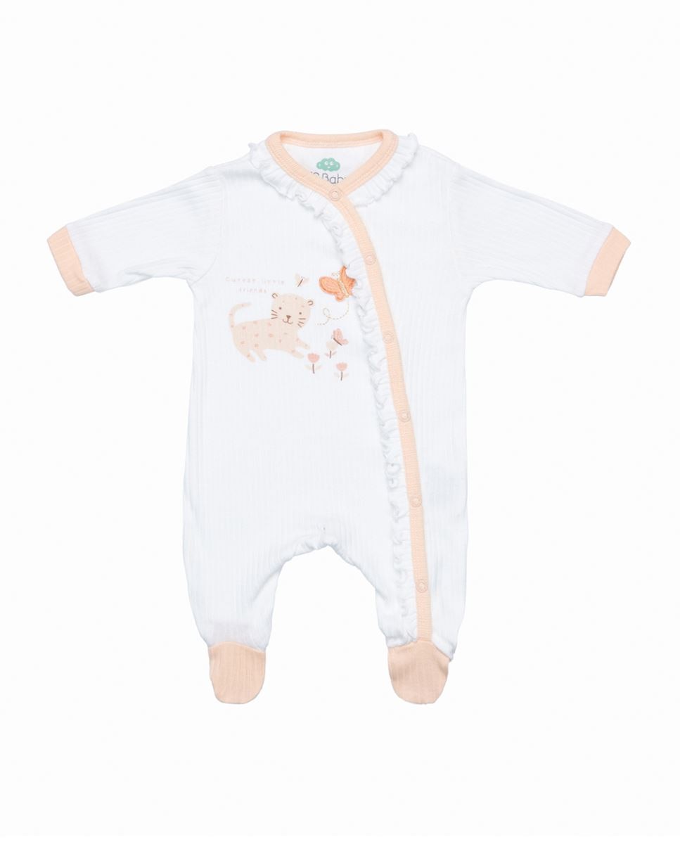 Imagem 0 de Babygrow em algodão canelado orgânico