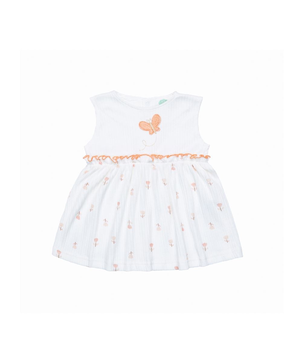 Imagem 0 de Vestido em algodão canelado orgânico