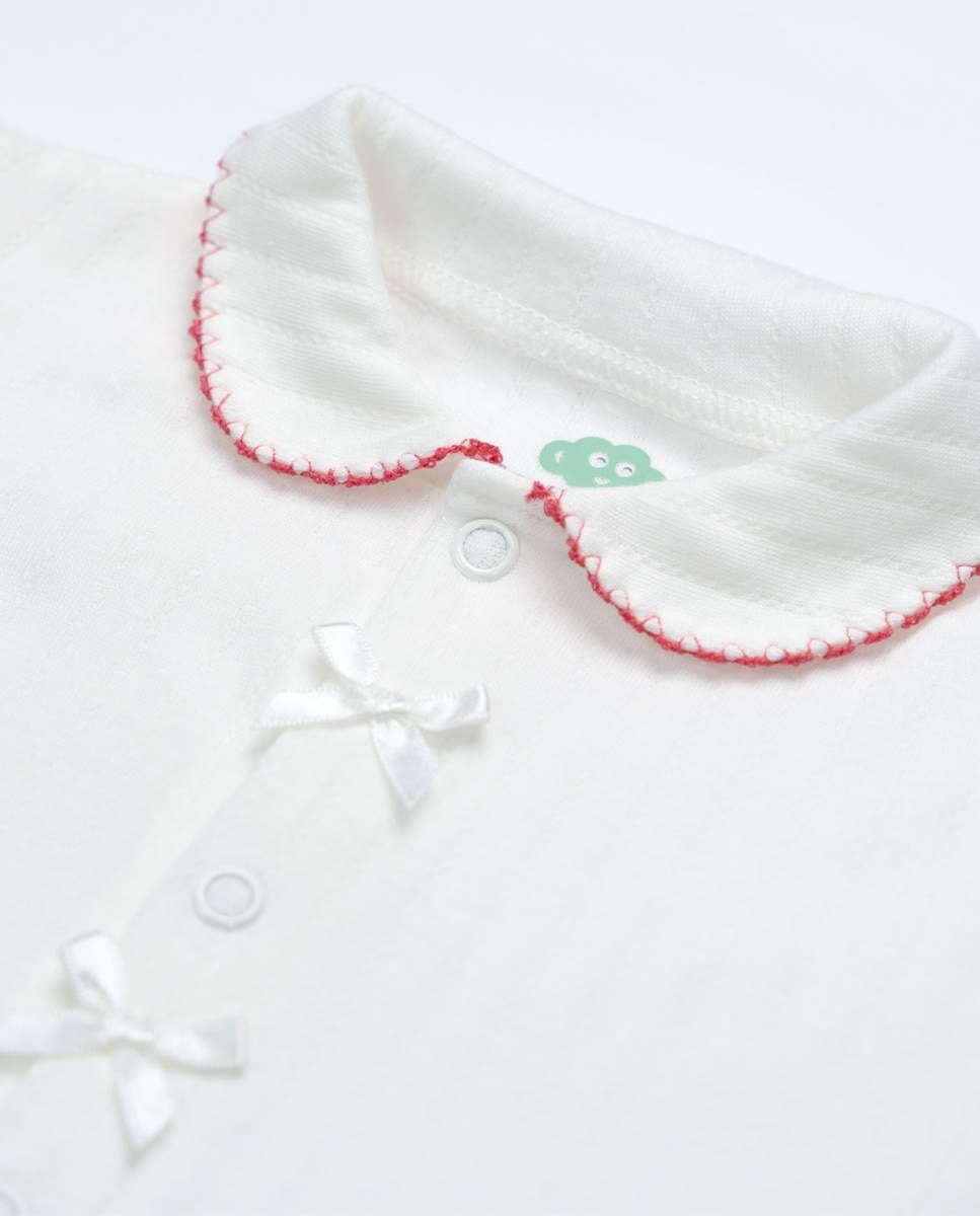 Babygrow em algodão Branco-2