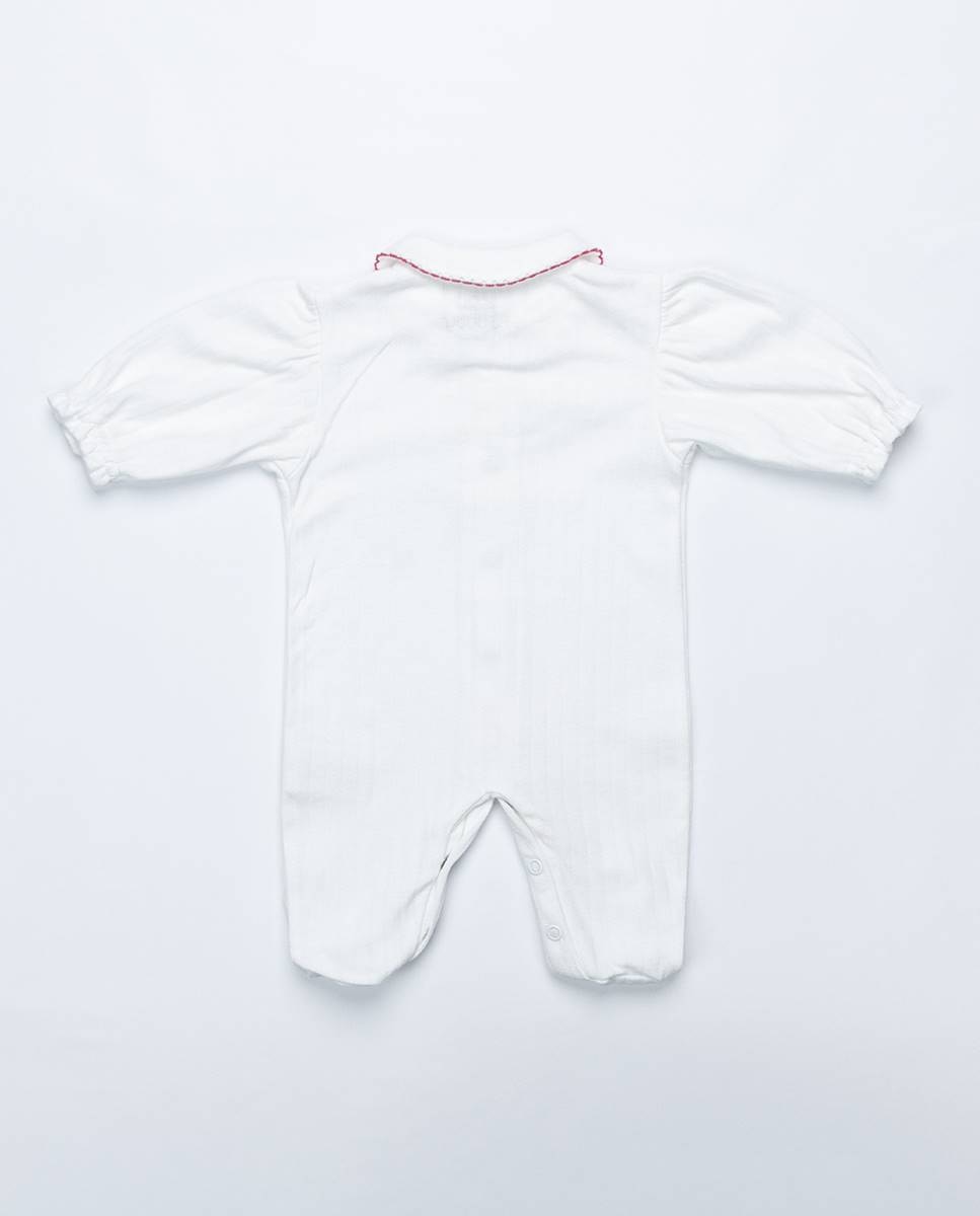 Babygrow em algodão Branco-6