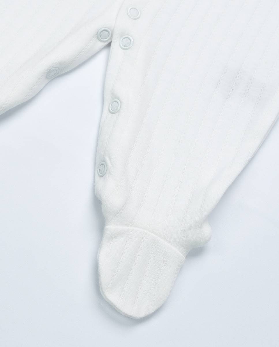 Babygrow em algodão FS Baby Branco-4
