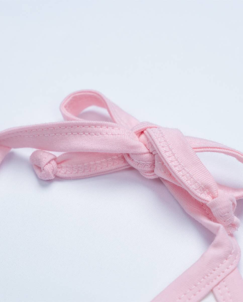Babete em algodão orgânico FS Baby Rosa-3