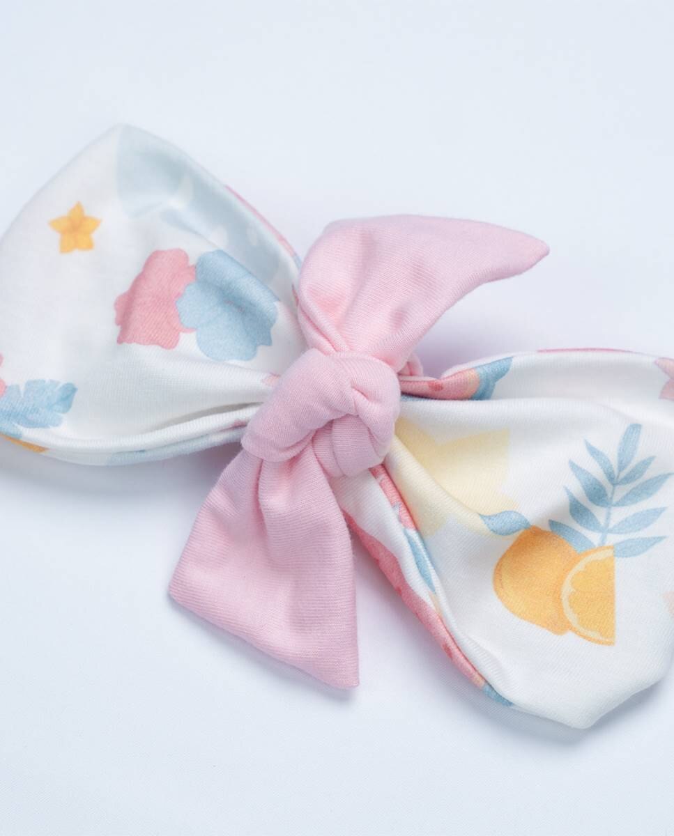 Bandolete em algodão orgânico FS Baby Rosa-2