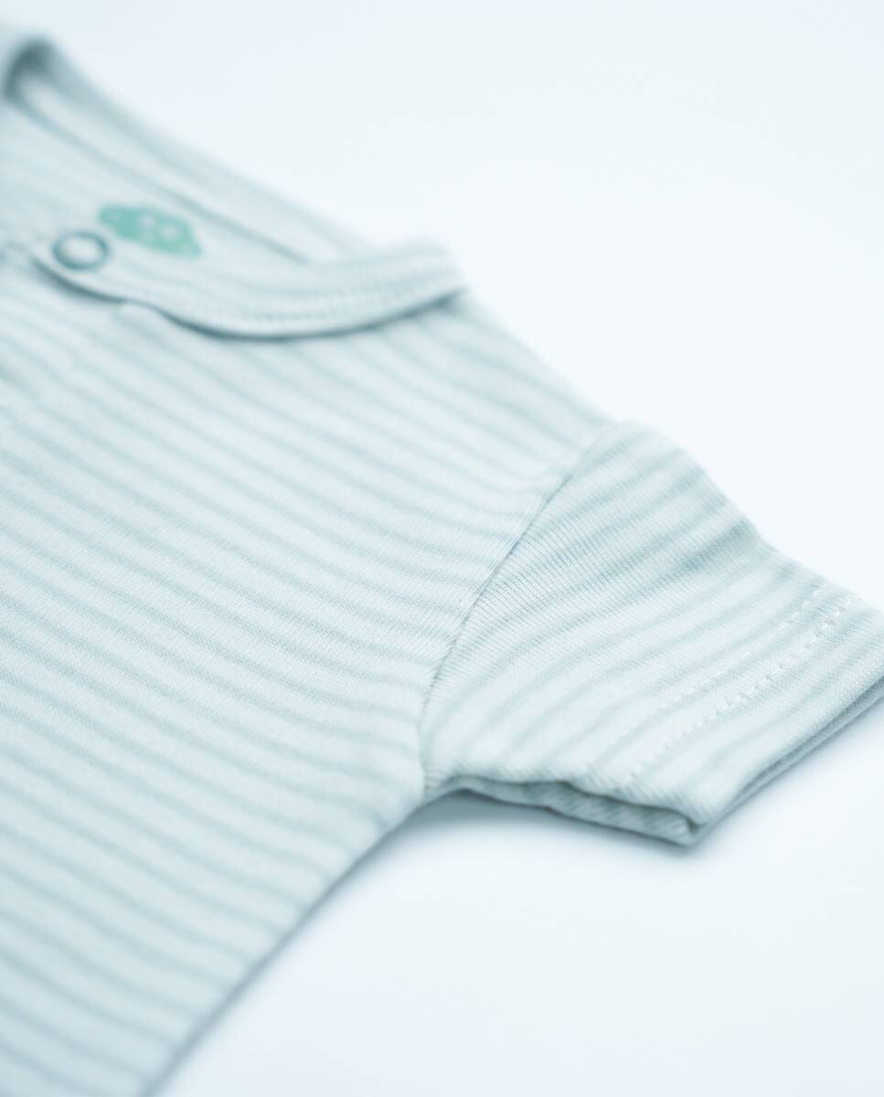 Body em algodão orgânico FS Baby Azul-5