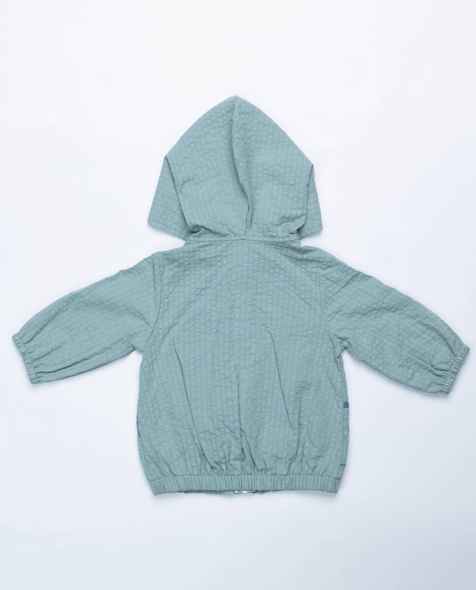 Casaco em tecido de algodão orgânico FS Baby Azul-6