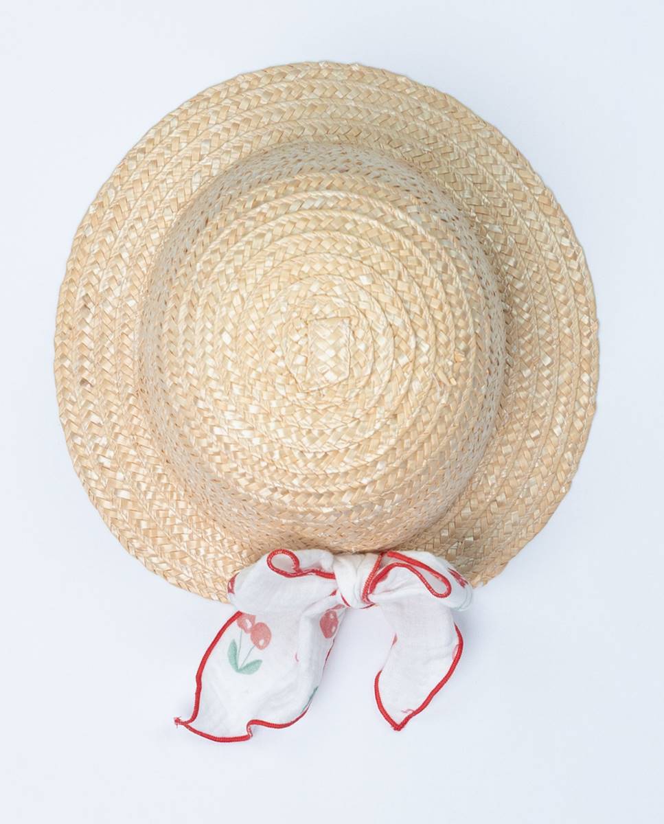 Chapéu de palha FS Baby Branco-3