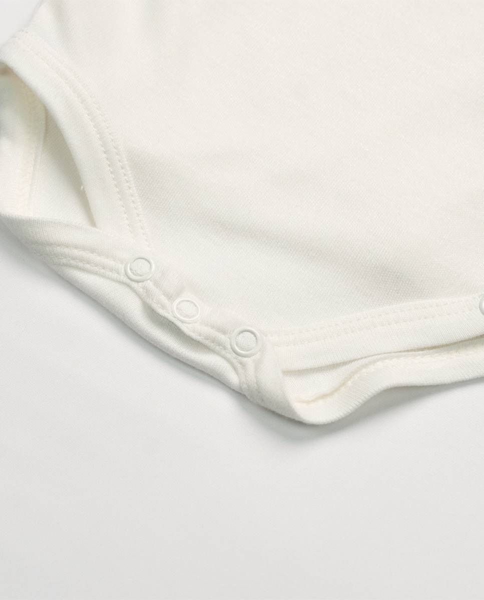 Body em bambu FS Baby Branco-4