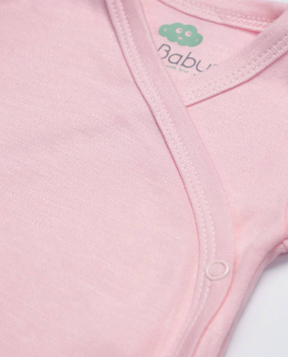 Body em bambu FS Baby Rosa-3