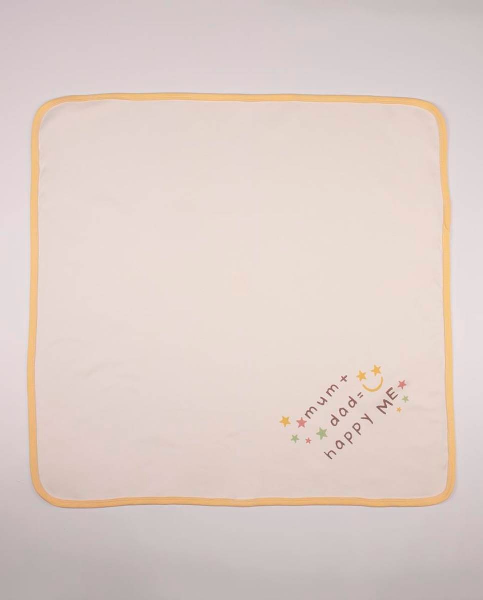 Fralda em algodão orgânico Creme-2