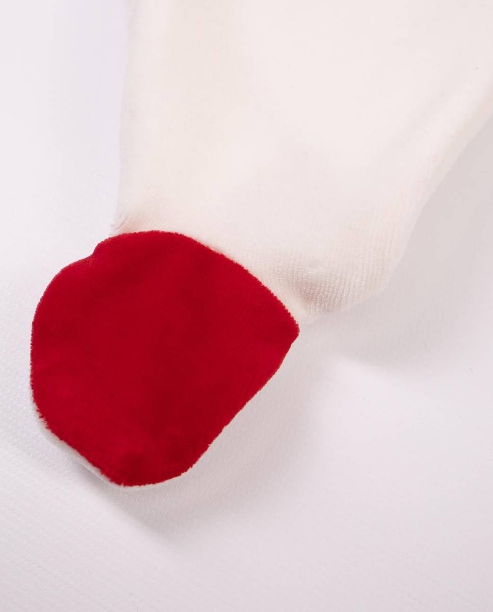 Babygrow em veludo Vermelho-4