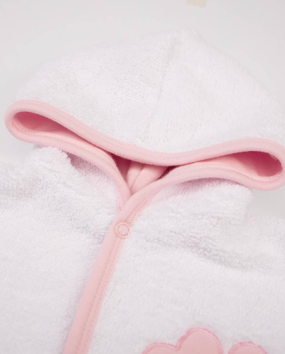 Robe de banho bebé Rosa-2