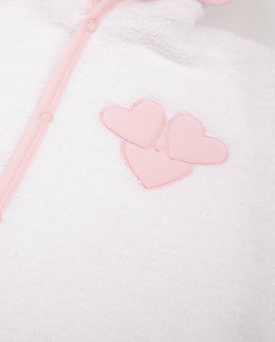Robe de banho bebé Rosa-3