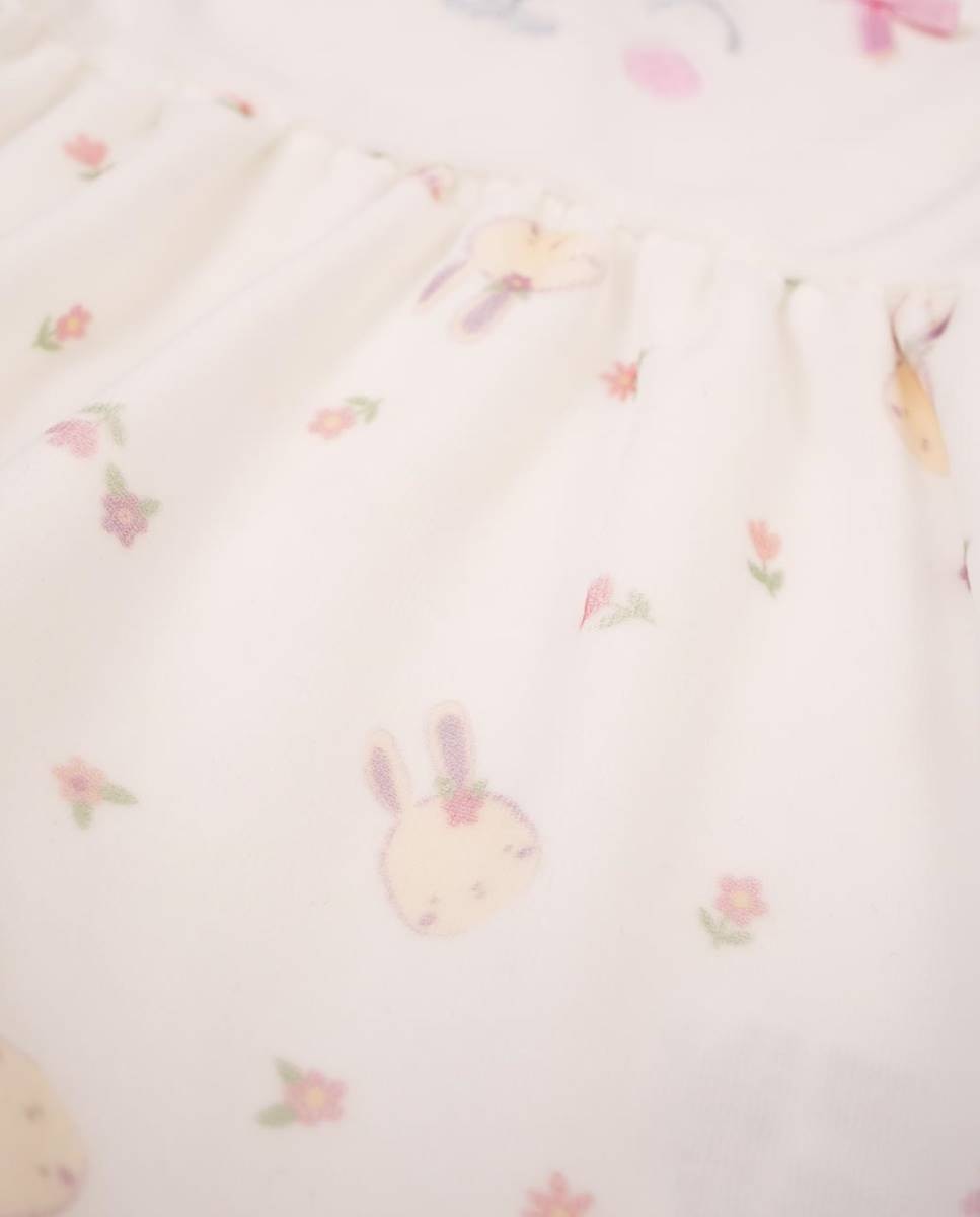 Babygrow em veludo orgânico Lilás-3