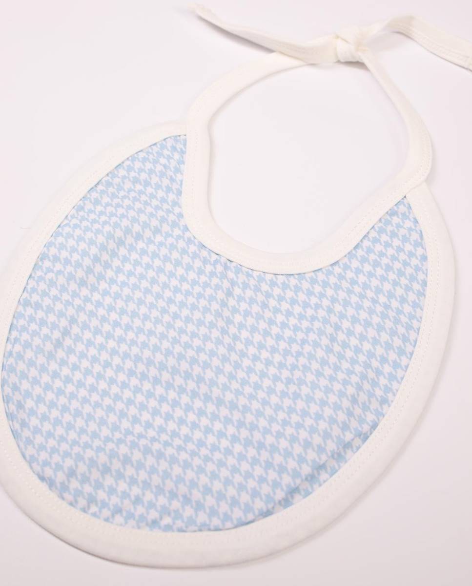Babete em algodão orgânico Azul-claro-2