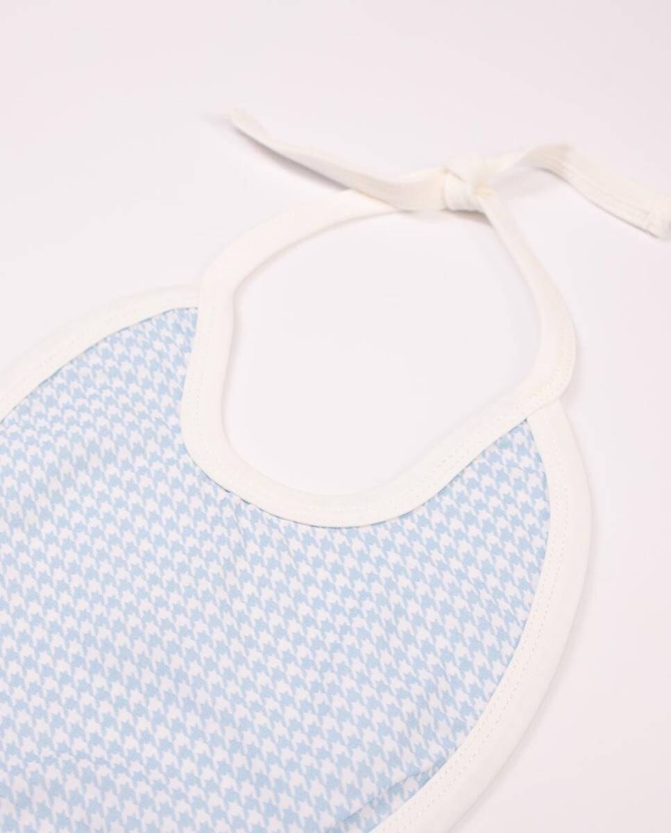 Babete em algodão orgânico Azul-claro-3