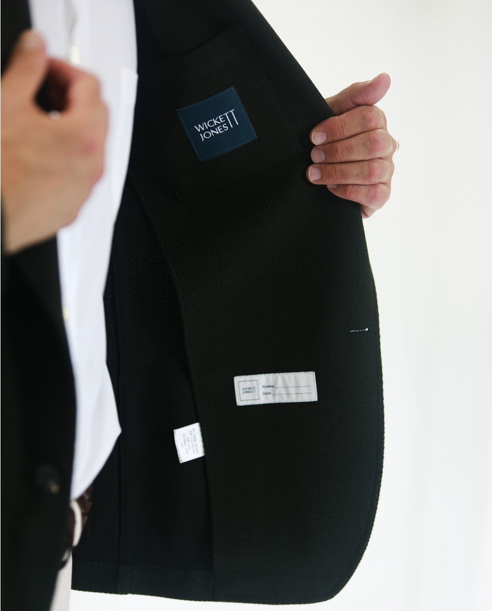 Blazer Soft Slim Liso em Verde-escuro Verde-escuro-5