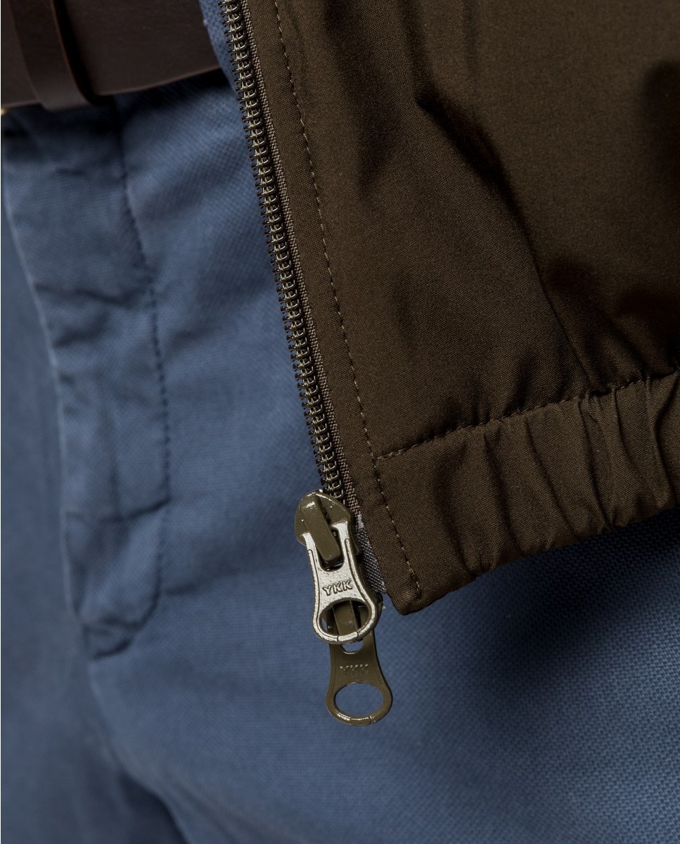 Colete em Algodão 100% em Verde Verde-5