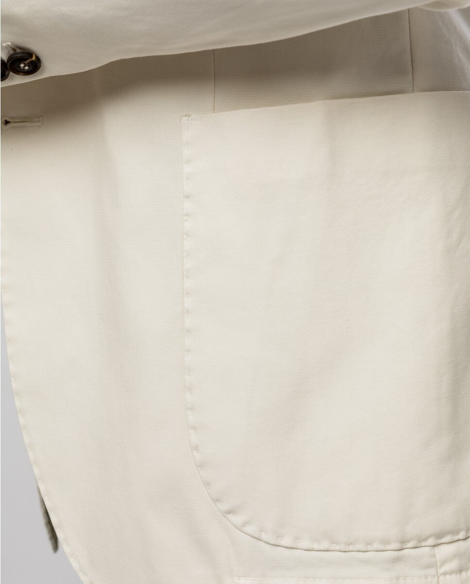 Blazer Soft Slim Liso em Bege-claro Bege-6