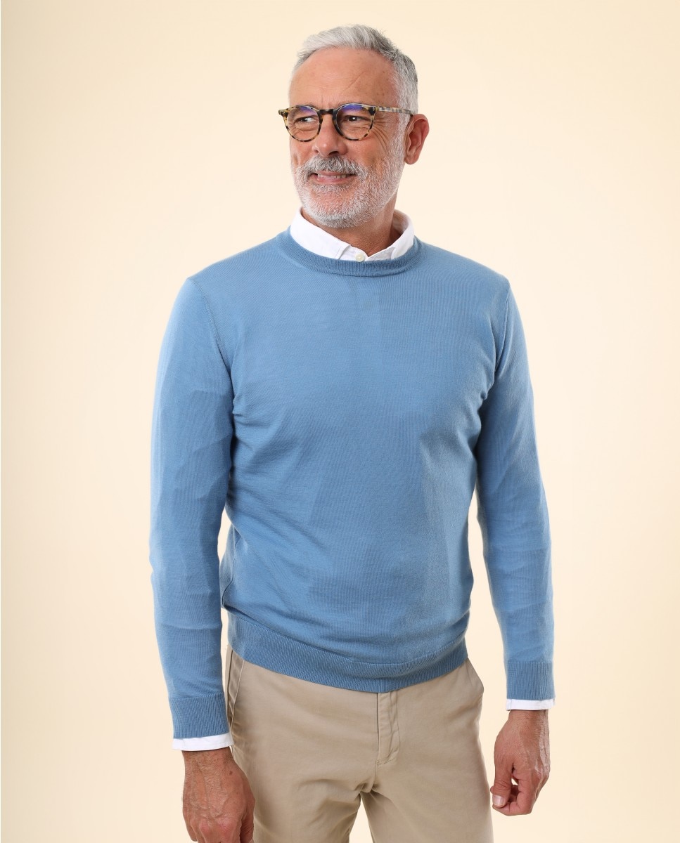 Imagem 0 de Camisola 100% Cashmere em Azul