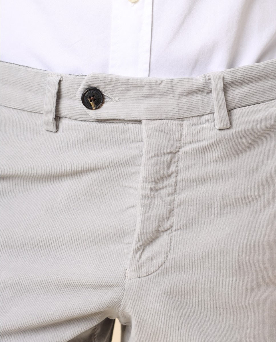 Calças Chino Regular em Cinzento-claro Cinzento-claro-6