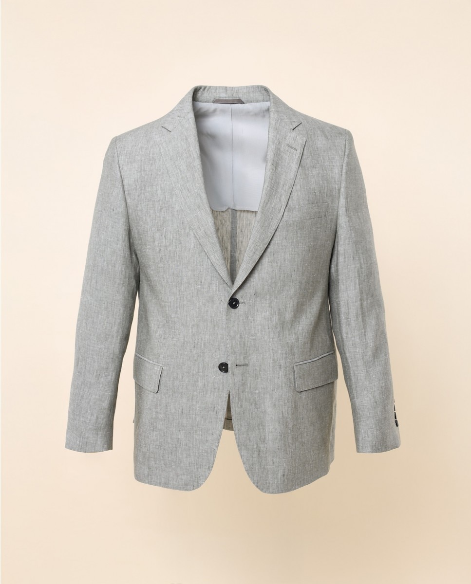 Imagem 0 de Blazer Regular Liso em Verde