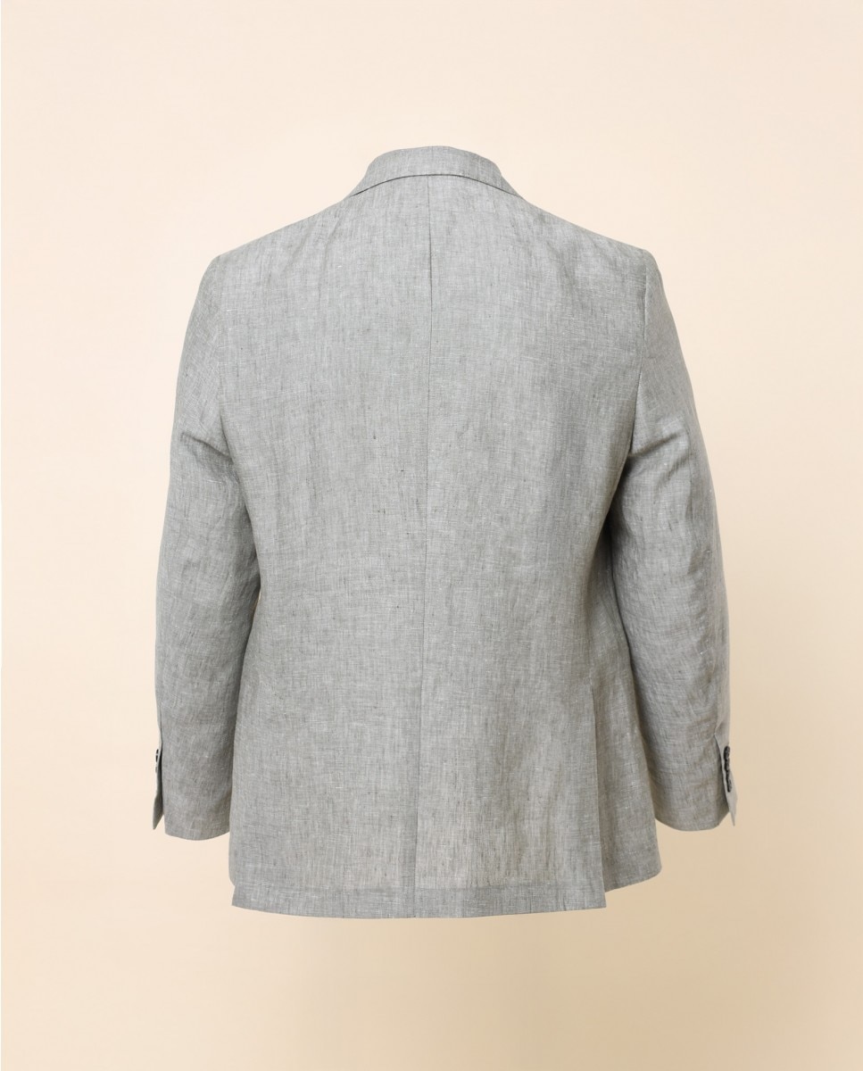 Blazer Regular Liso em Verde Verde-2