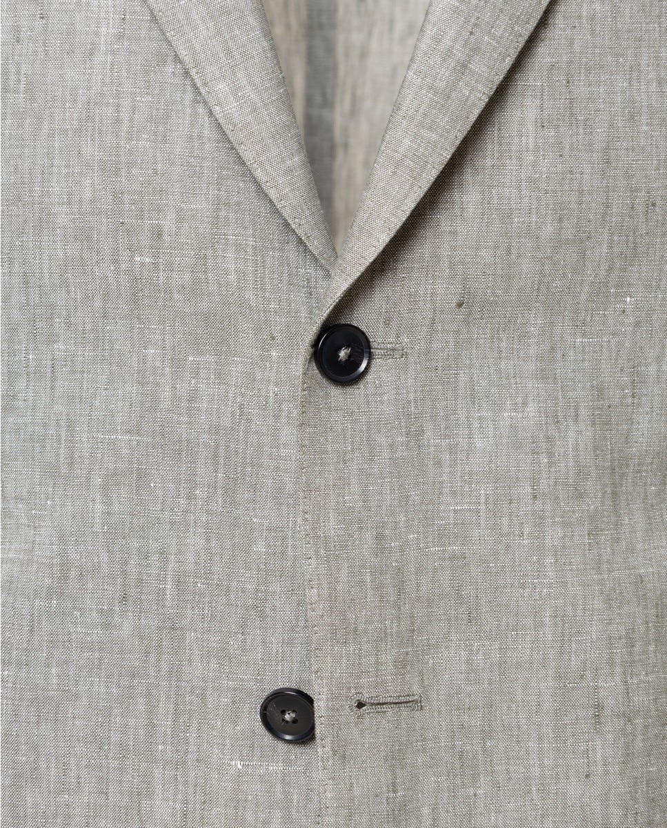 Blazer Regular Liso em Verde Verde-5