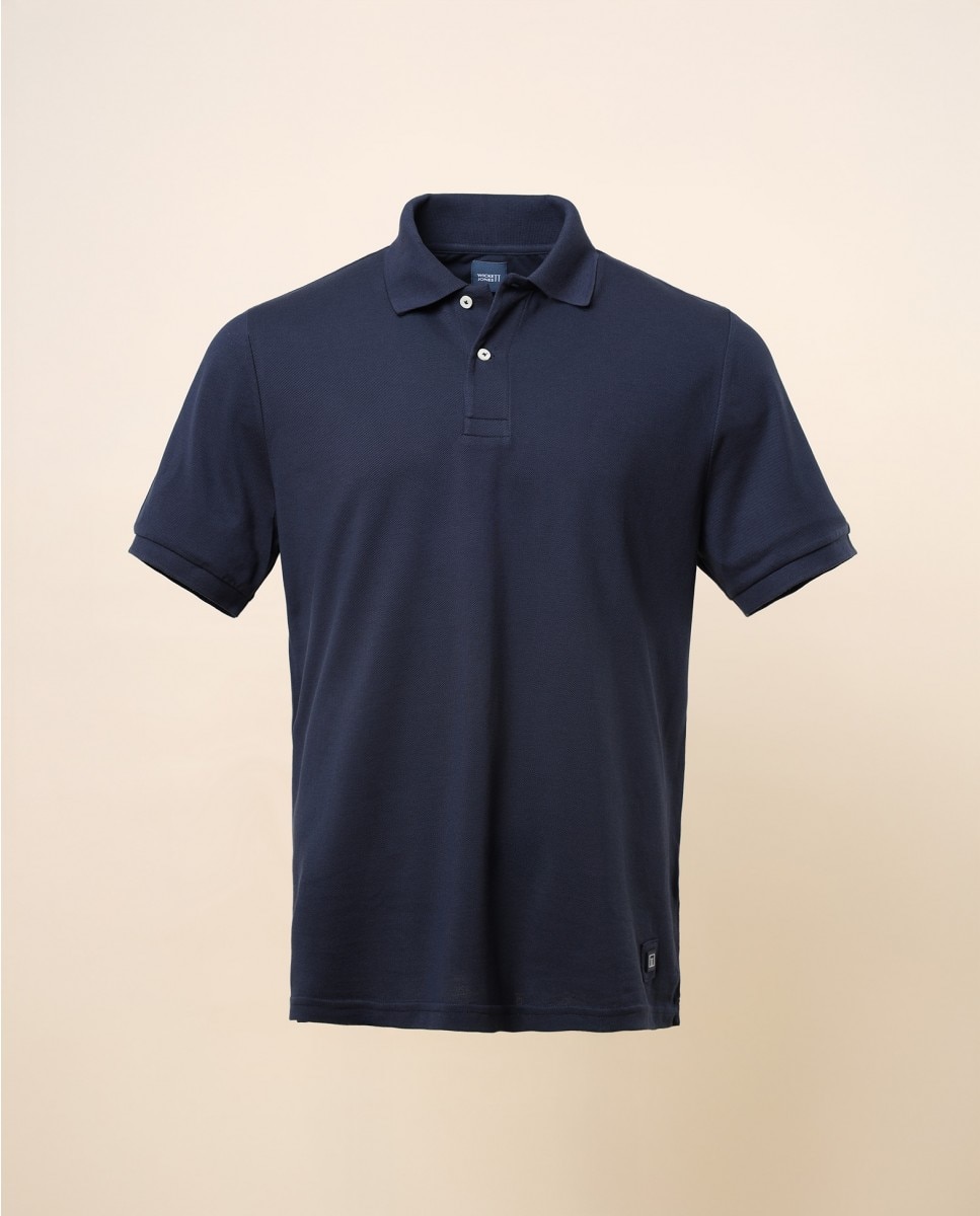 Imagem 0 de Polo Piqué em Azul-escuro