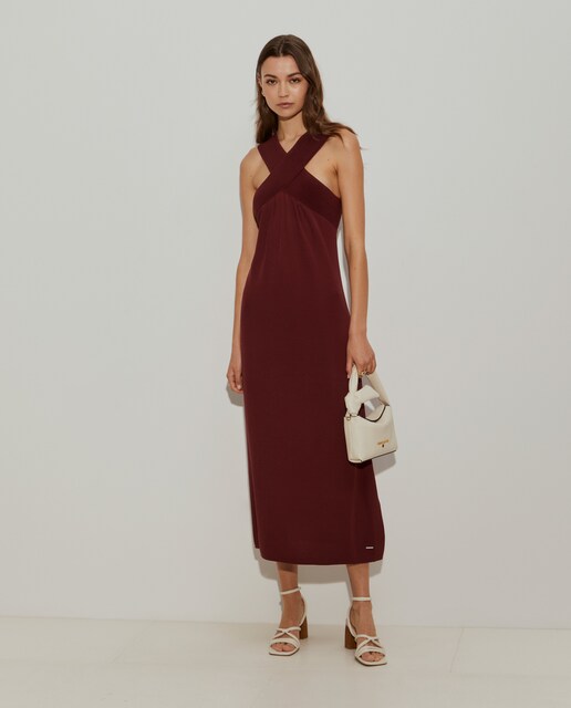 Imagem 0 de Vestido Comprido em Malha