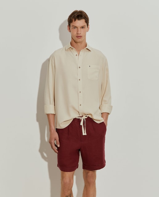Imagem 0 de Camisa Regular Fit Lisa