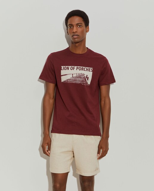 Imagem 0 de T-shirt em Algodão 100% de Manga Curta