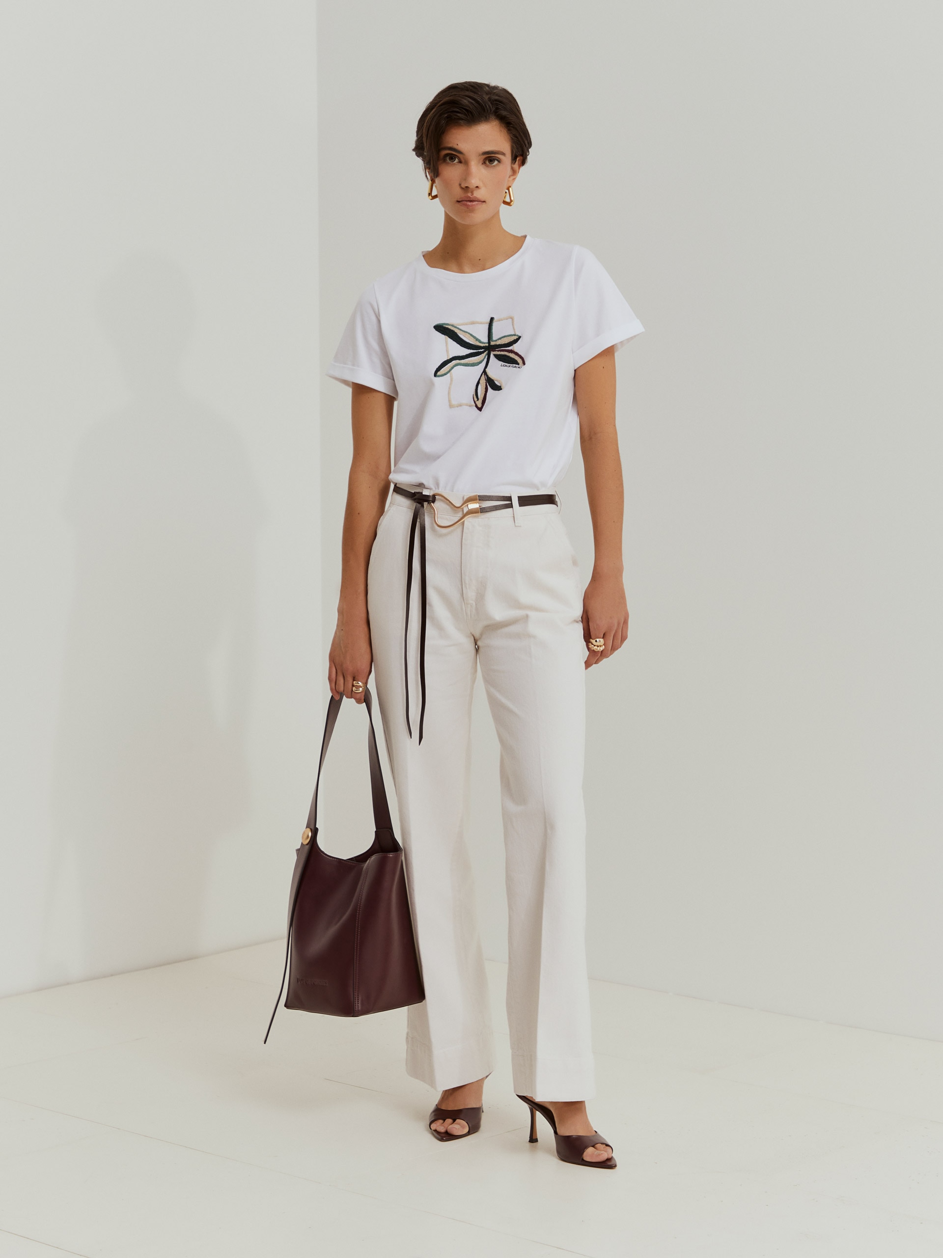 Imagem 0 de Calças Largas em Jeans