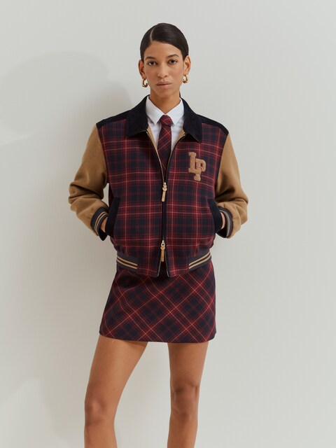 Imagem 0 de Blusão Bomber Aos Quadrados