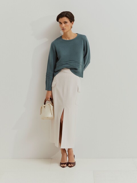 Imagem 0 de Camisola em Lã com Apliques em Verde