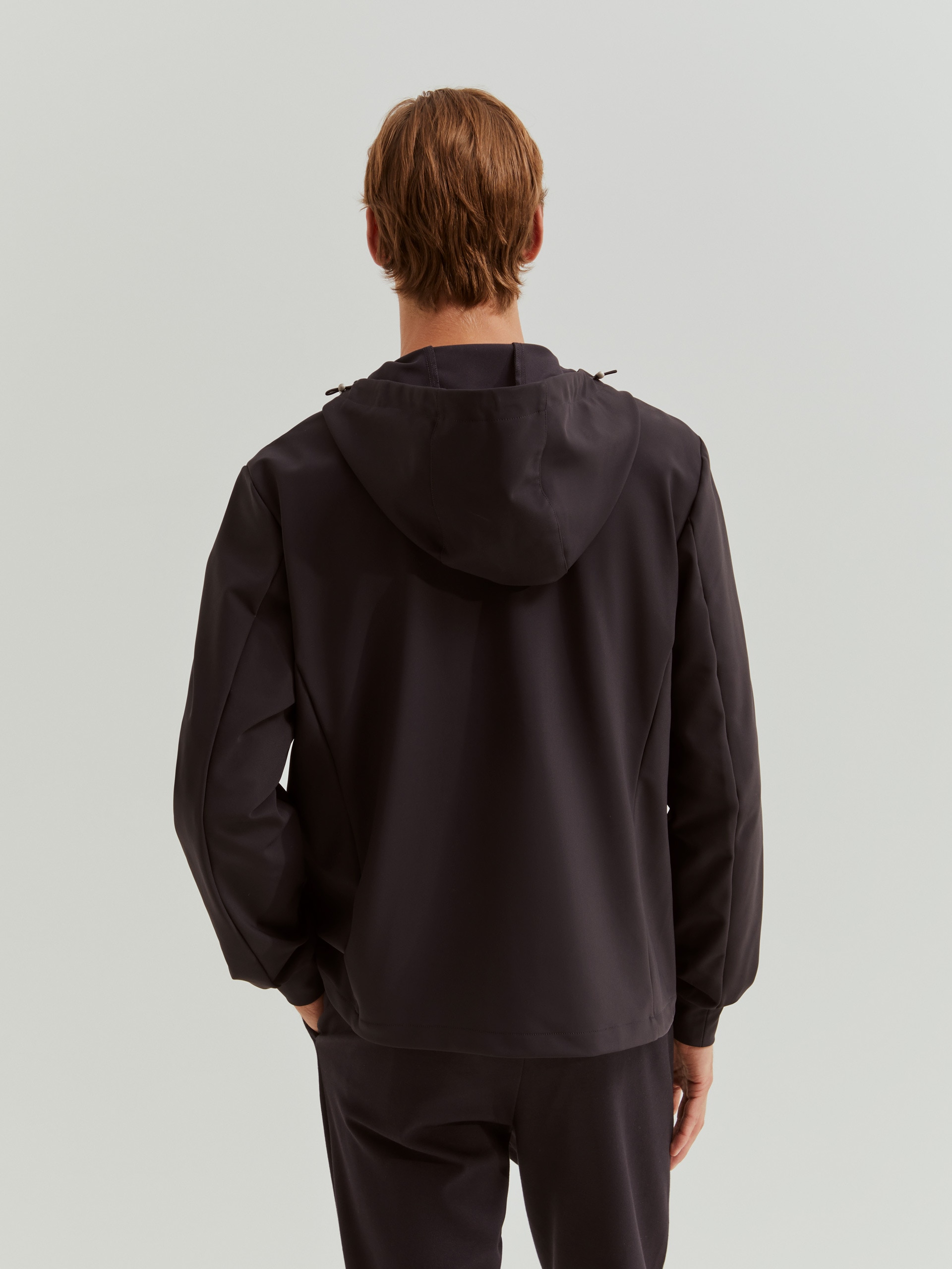 Casaco Acolchoado com Capuz em Marinho Azul-marinho-4