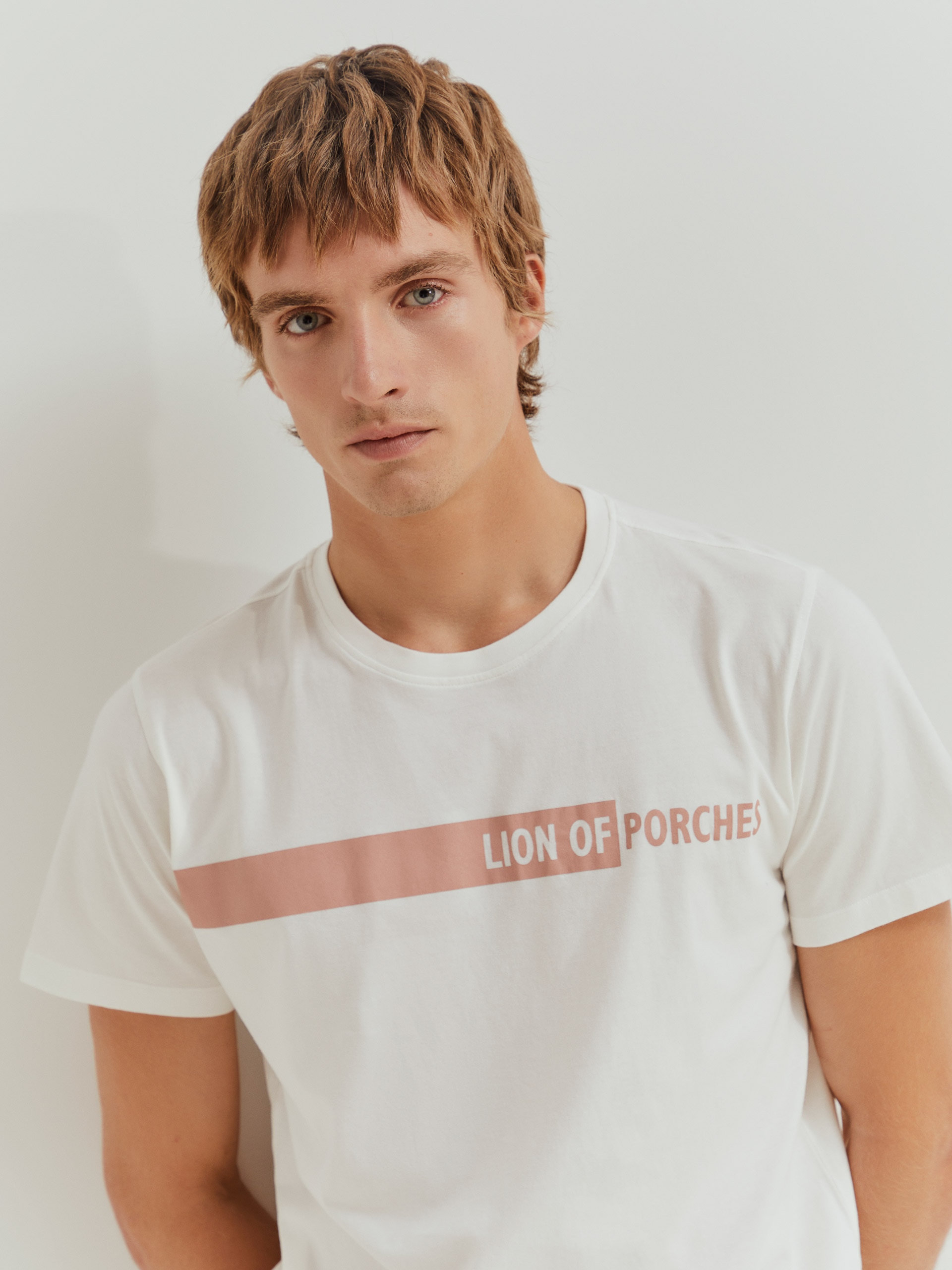 Imagem 0 de T-shirt em Algodão com Estampado Lion Of Porches