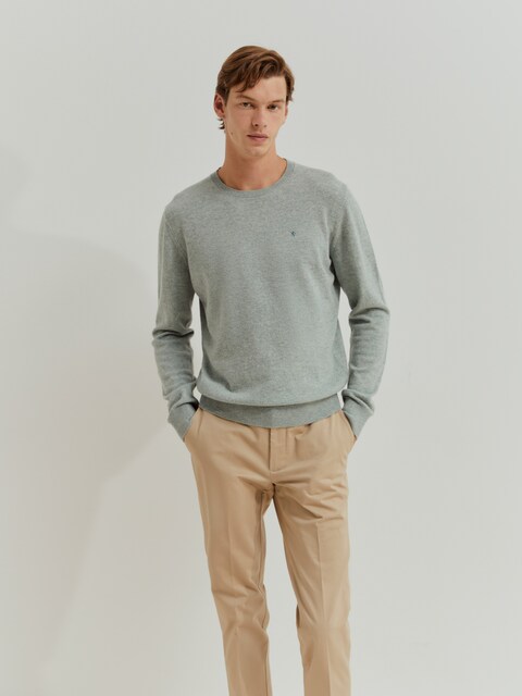 Imagem 0 de Camisola em Lã e Caxemira de Gola Redonda em Verde