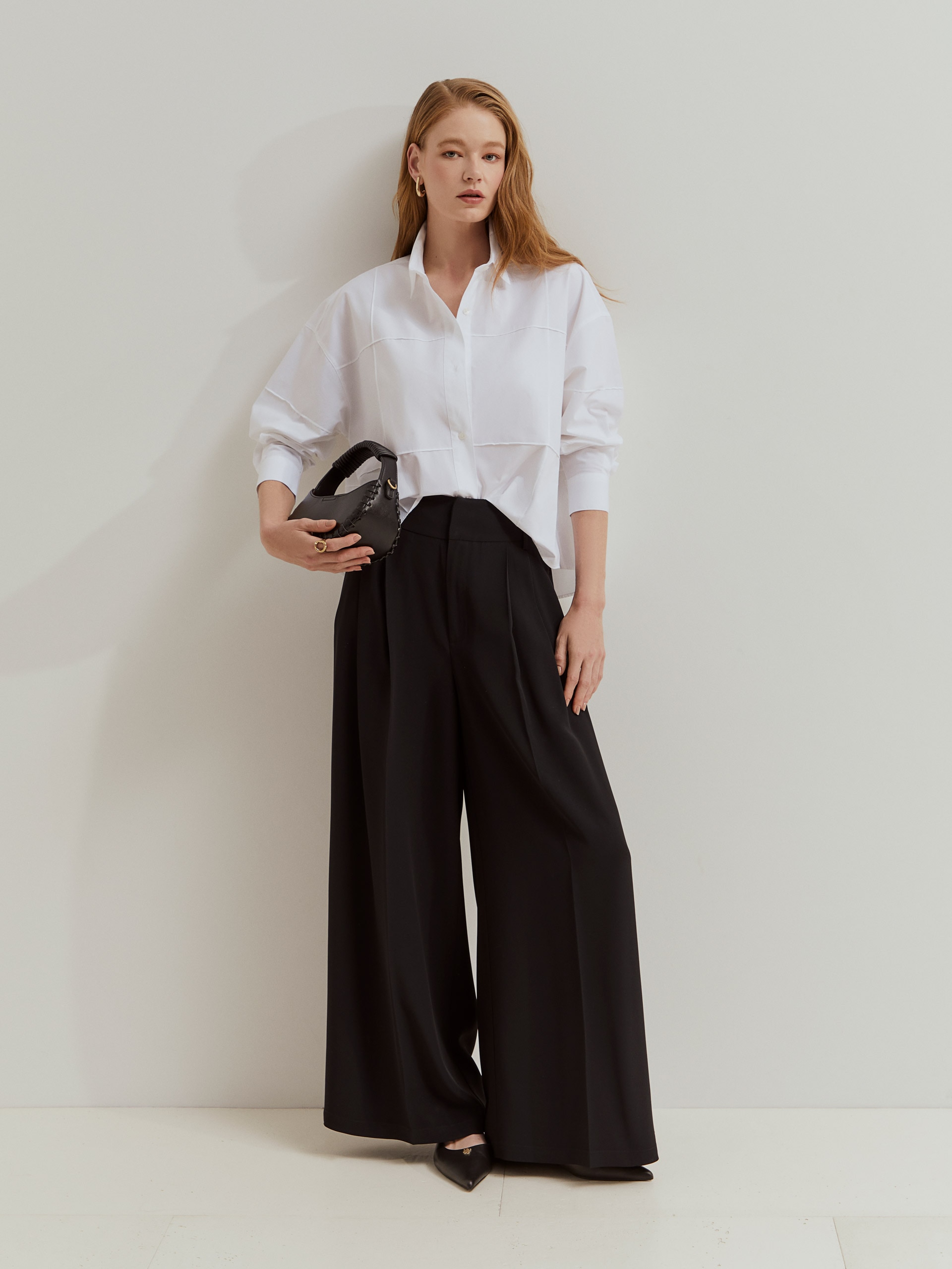 Imagem 0 de Camisa de Algodão com Costuras Detalhadas