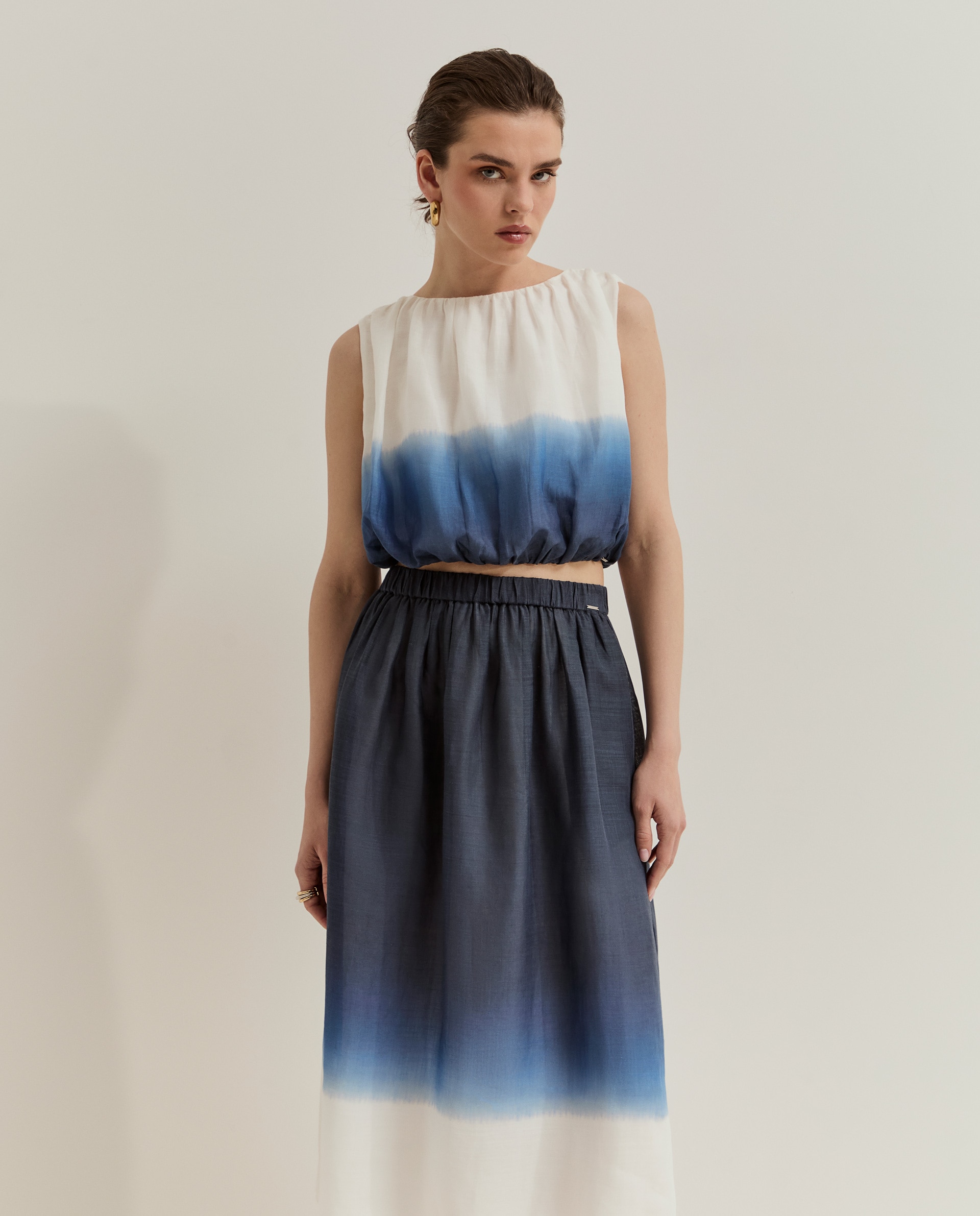 Saia Midi Azul-2