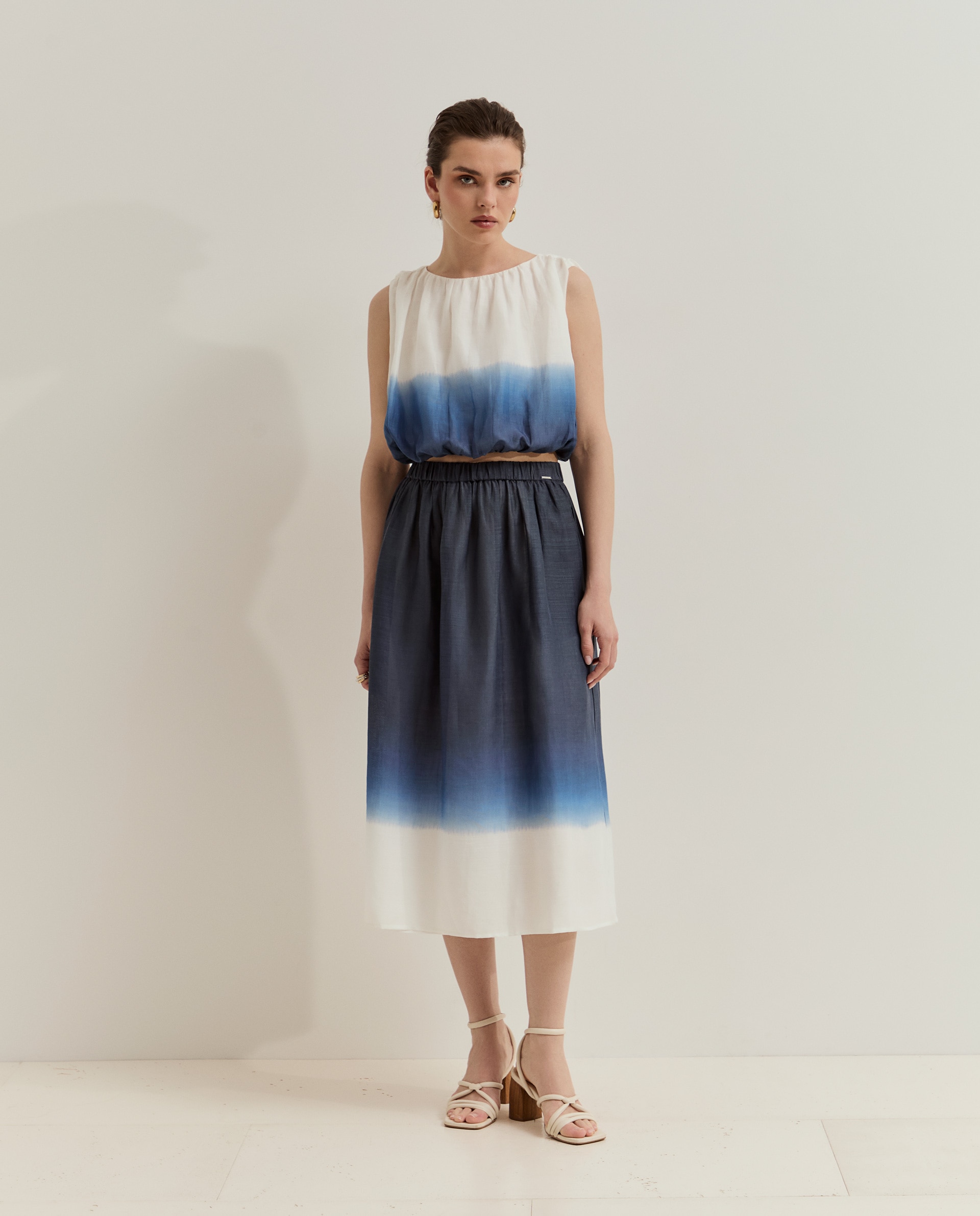 Saia Midi Azul-4