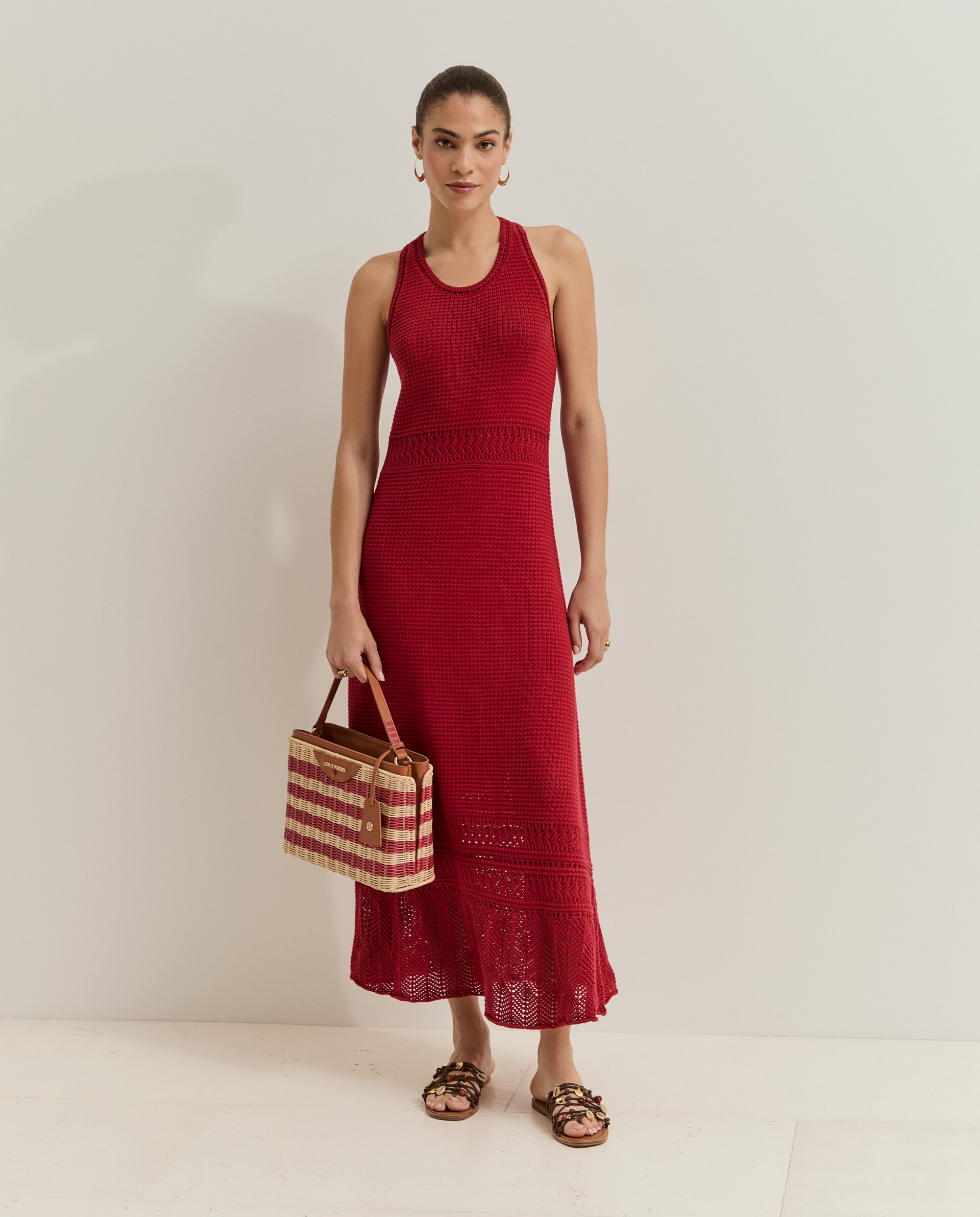 Imagem 0 de Vestido Comprido de Malha