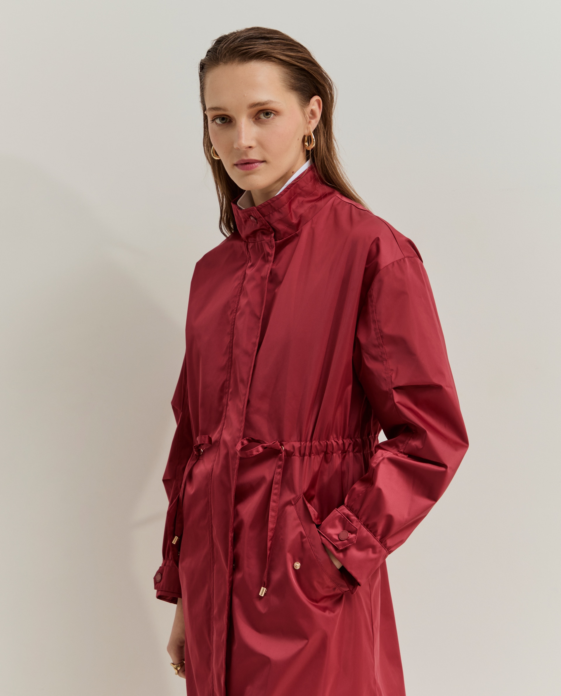 Parka Comprida Vermelho-2
