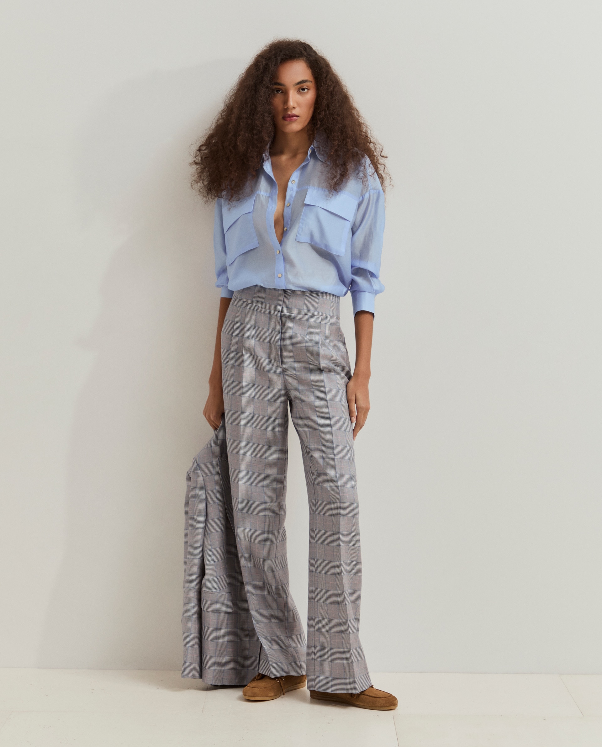 Imagem 0 de Calças chino xadrez