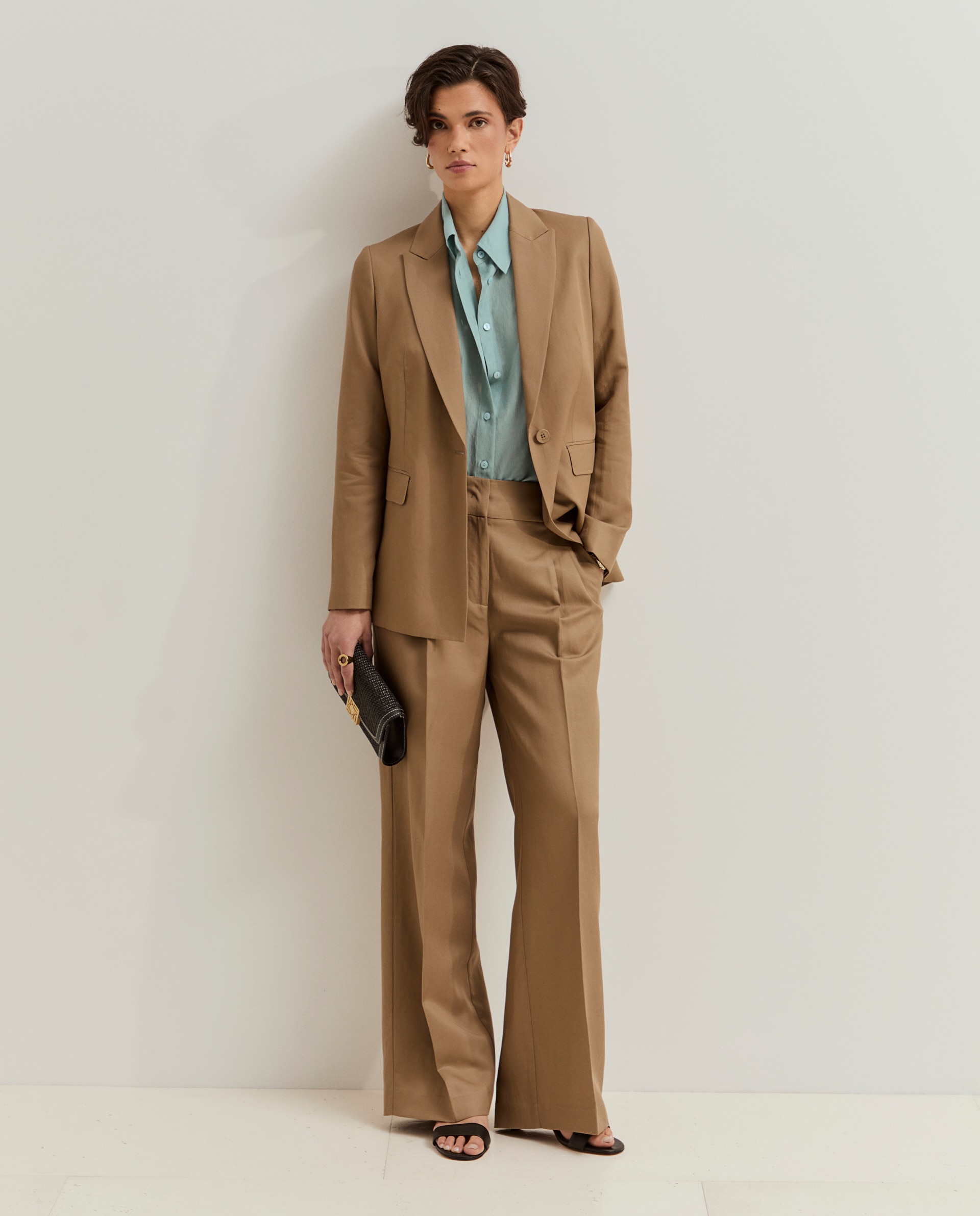 Imagem 0 de Blazer Regular Fit com Linho